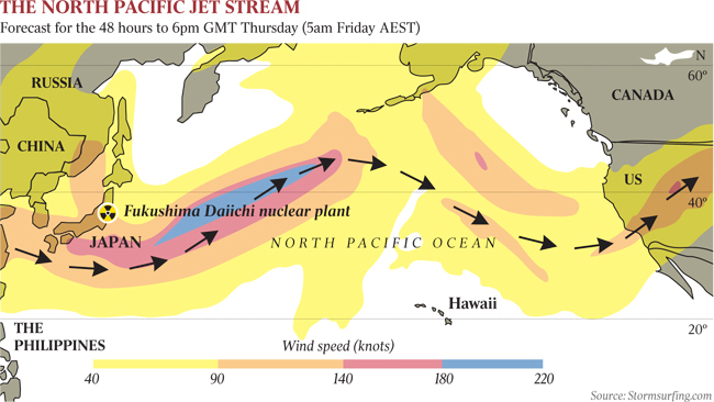 radiation-spread aussi map